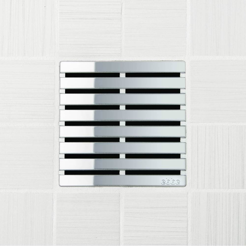 Ebbe - PARALLEL - Polished Chrome - Unique Drain Cover - Polished Chrome