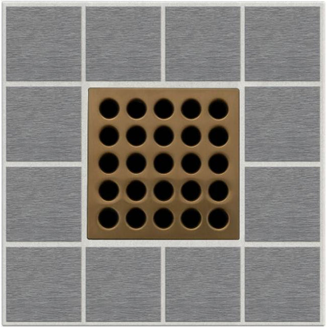 Ebbe - PRO Drain Cover - Brushed Bronze - Brushed Bronze