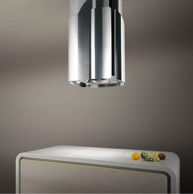 Elica - Chrome Island Range Hood