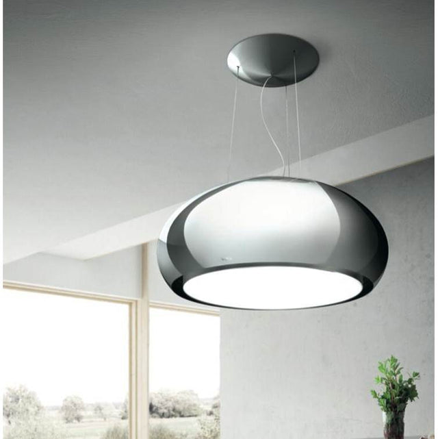 Elica - Seashell 31 1/2''W x 31 1/2''D x 13 3/4''H, Mirror Stainless Steel
