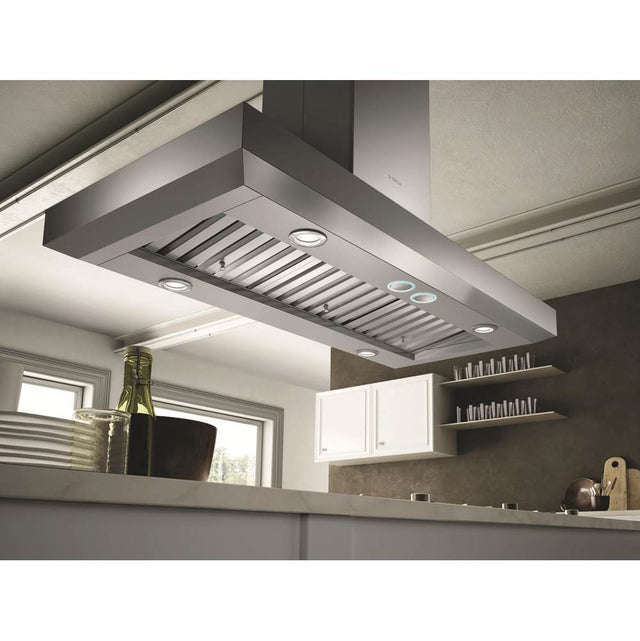 Elica - Vavano Island Island Range Hood - Stainless Steel