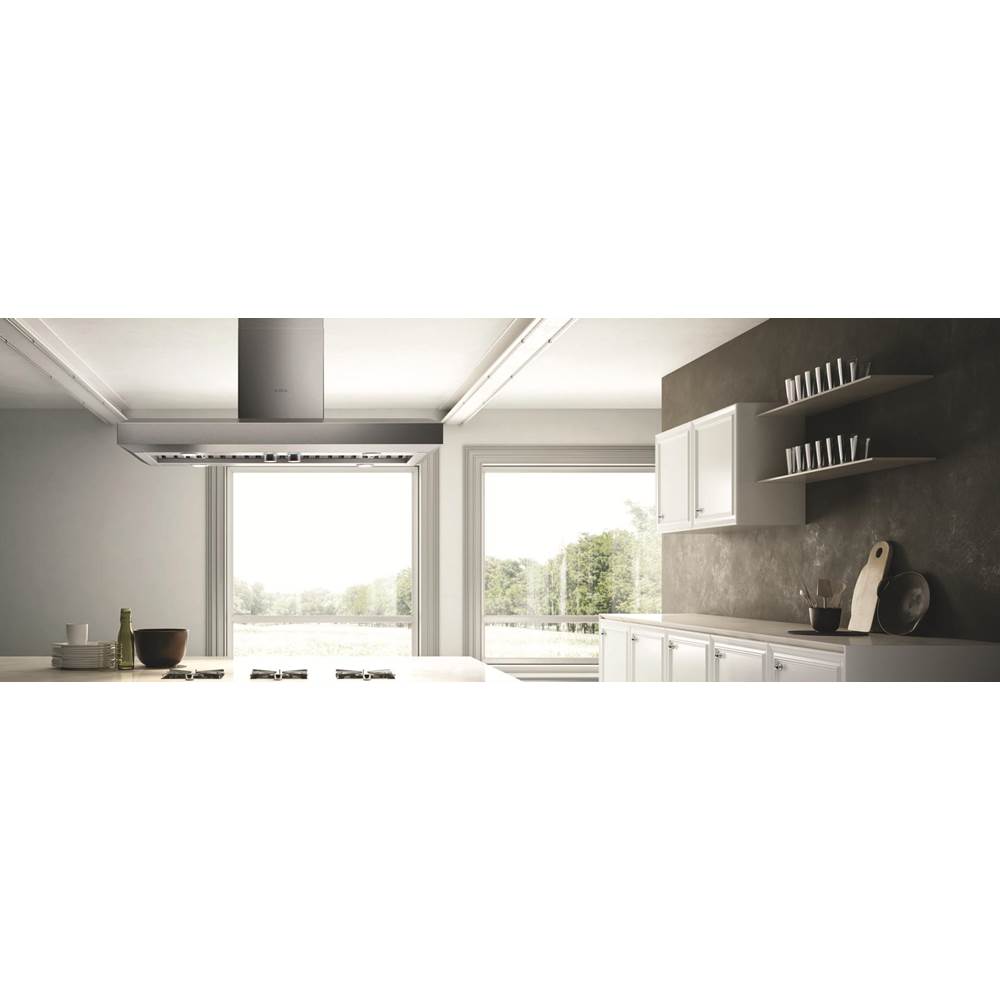 Elica - Vavano Island Island Range Hood - Stainless Steel