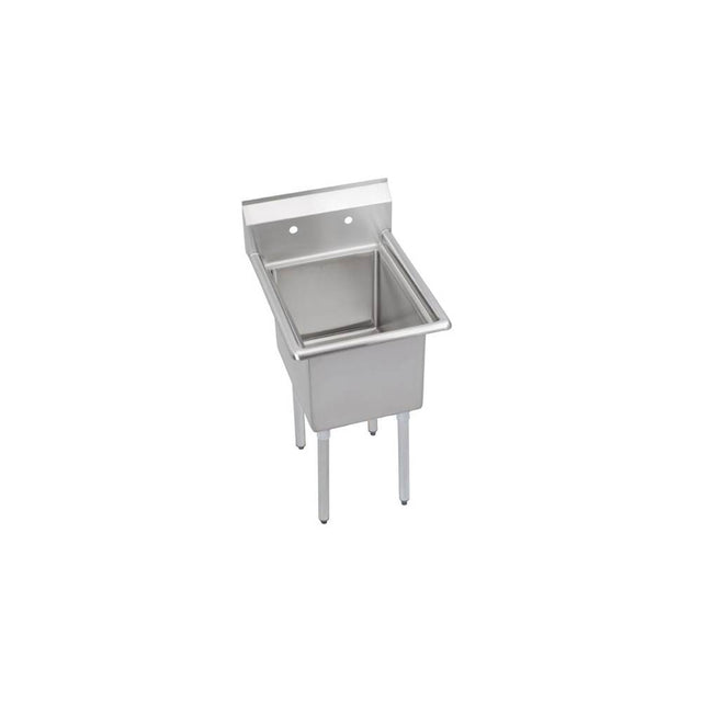 Elkay - 1 Compartment Sink, 21X26 OA, 16X20 Bowl, 14 Deep, No DBs, SS Legs, 16 GA 300 Series SS, NSF - No.4 Finish