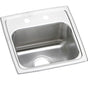Elkay - 18 Gauge Stainless Steel 15'' x 15'' x 7.125'' Single Bowl Drop-in Bar/Prep Sink - Lustrous Satin
