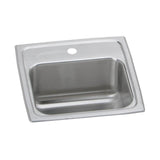 Elkay - 18 Gauge Stainless Steel 15'' x 15'' x 7.125'' Single Bowl Drop-in Bar/Prep Sink - Lustrous Satin