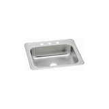 Elkay - 20 Gauge Stainless Steel 25'' x 21.25'' x 6.875'' Single Bowl Drop-in Kitchen Sink - Brushed Satin