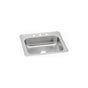 Elkay - 20 Gauge Stainless Steel 25'' x 22'' x 7'' Single Bowl Drop-in Kitchen Sink - Brushed Satin