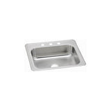 Elkay - 20 Gauge Stainless Steel 25'' x 22'' x 7'' Single Bowl Drop-in Kitchen Sink - Brushed Satin