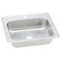 Elkay - 20 Gauge Stainless Steel 25'' x 22'' x 7'' Single Bowl Drop-in Kitchen Sink