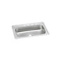 Elkay - 20 Gauge Stainless Steel 33'' x 22'' x 7'' Single Bowl Drop-in Kitchen Sink - Brushed Satin