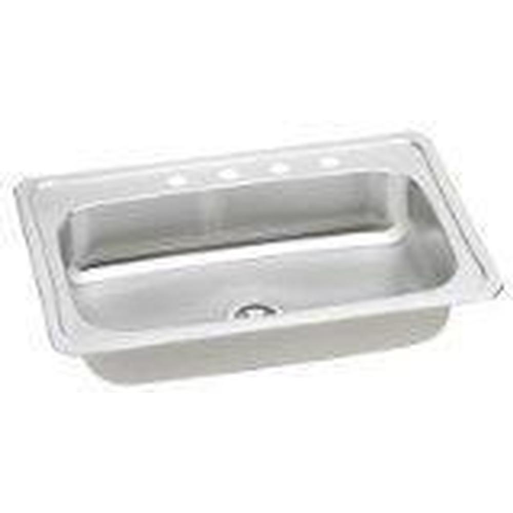 Elkay - 20 Gauge Stainless Steel 33'' x 22'' x 7'' Single Bowl Drop-in Kitchen Sink