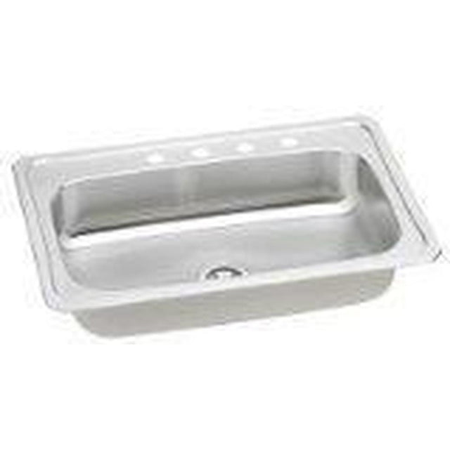 Elkay - 20 Gauge Stainless Steel 33'' x 22'' x 7'' Single Bowl Drop-in Kitchen Sink