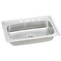 Elkay - 20 Gauge Stainless Steel 33'' x 22'' x 7'' Single Bowl Drop-in Kitchen Sink