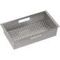 Elkay - Circuit Chef Stainless Steel 17'' x 9-5/8'' x 4'' Colander - Lustrous Satin