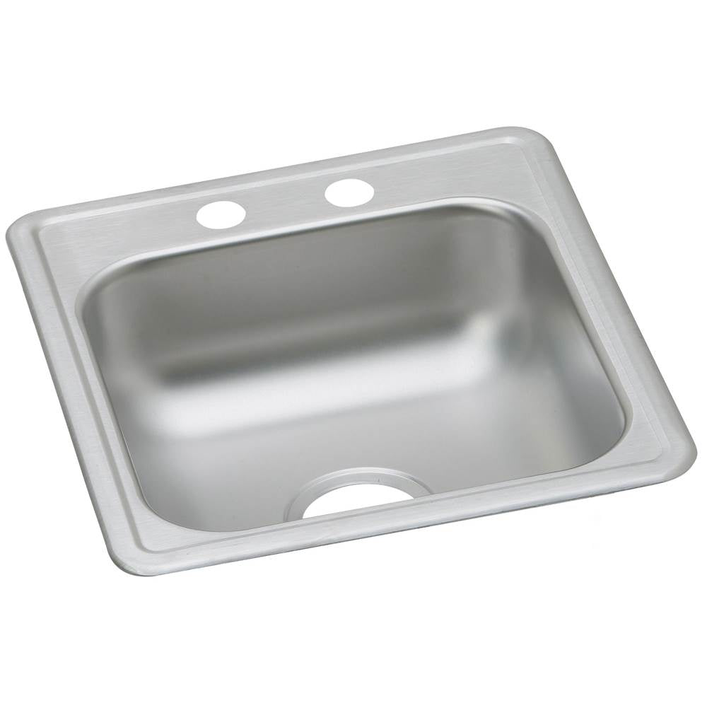 Elkay - 22 Gauge Stainless Steel 17'' x 19'' x 6.1875'' Single Bowl Drop-in Bar/Prep Sink - Satin