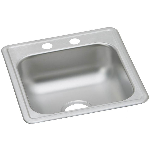 Elkay - 22 Gauge Stainless Steel 17'' x 19'' x 6.1875'' Single Bowl Drop-in Bar/Prep Sink - Satin