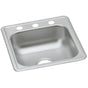 Elkay - 22 Gauge Stainless Steel 17'' x 19'' x 6.1875'' Single Bowl Drop-in Bar/Prep Sink - Satin