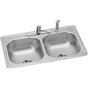 Elkay - DISCONTINUED - USE DD233224 sink, LK2478CR faucet, D1125 drain separately - Satin