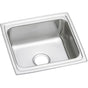 Elkay - 18 Gauge Stainless Steel 19'' x 18'' x 10.125'' Single Bowl Drop-in Bar/Prep Sink - Lustrous Satin