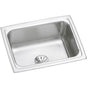 Elkay - 18 Gauge Stainless Steel 25'' x 19.5'' x 10.125'' Single Bowl Drop-in Kitchen Sink Kit - Lustrous Satin