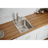 18 Gauge Stainless Steel 17'' x 22'' x 10.125'' Single Bowl Drop-in Kitchen Sink