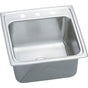 Elkay - 18 Gauge Stainless Steel 19.5'' x 19'' x 10.125'' Single Bowl Top Mount Laundry/Utility Sink - Lustertone