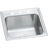 Elkay - 18 Gauge Stainless Steel 19.5'' x 19'' x 10.125'' Single Bowl Drop-in Laundry/Utility Sink - Lustrous Satin
