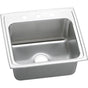 Elkay - 18 Gauge Stainless Steel 22'' x 19.5'' x 10.125'' Single Bowl Top Mount Kitchen Sink - Lustrous Satin