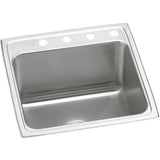 Elkay - 18 Gauge Stainless Steel 19.5'' x 22'' x 10.125'' Single Bowl Drop-in Kitchen Sink - Lustrous Satin
