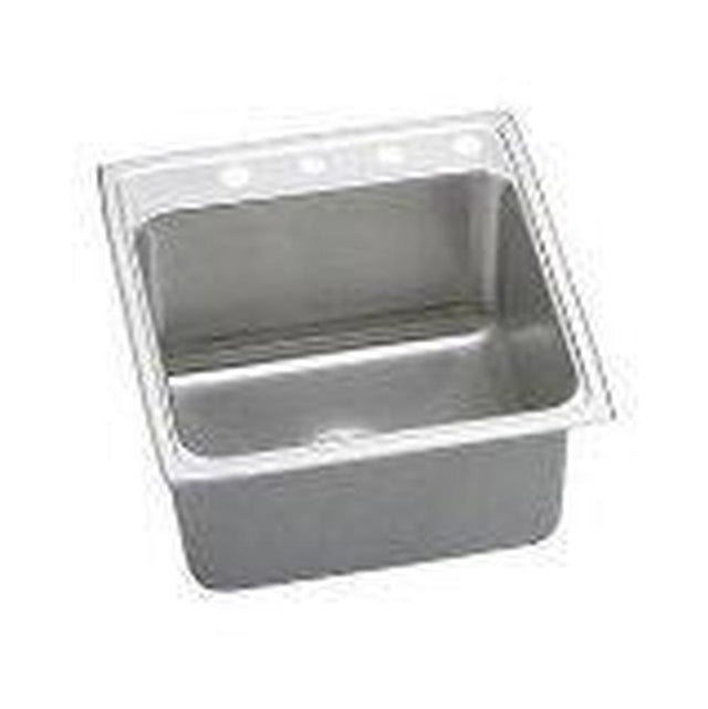 Elkay - 18 Gauge Stainless Steel 22'' x 22'' x 12.125'' Single Bowl Drop-in Kitchen Sink