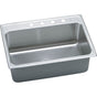 Elkay - 18 Gauge Stainless Steel 31'' x 22'' x 10.125'' Single Bowl Top Mount Kitchen Sink - Lustertone