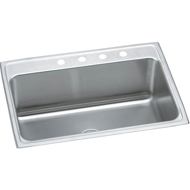Elkay - 18 Gauge Stainless Steel 31'' x 22'' x 11.625'' Single Bowl Drop-in Kitchen Sink - Lustrous Satin