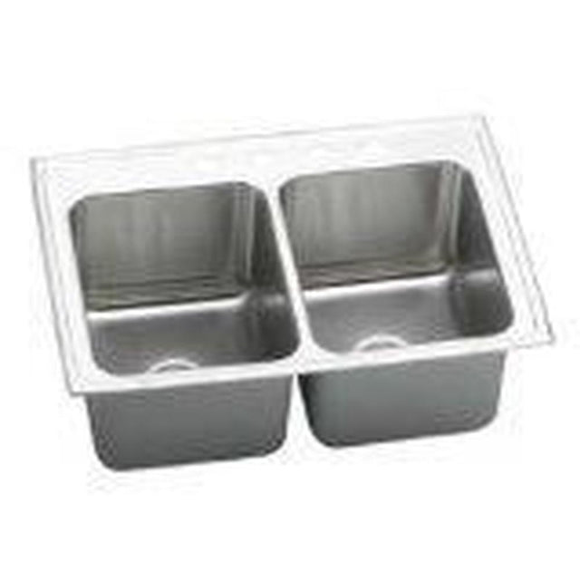 Elkay - 18 Gauge Stainless Steel 37'' x 22'' x 10.125'' Double Bowl Drop-in Kitchen Sink