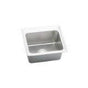 Elkay - 18 Gauge Stainless Steel 25'' x 22'' x 10.375'' Single Bowl Top Mount Kitchen Sink - Lustertone