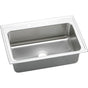 Elkay - 18 Gauge Stainless Steel 33'' x 22'' x 10.125'' Single Bowl Top Mount Kitchen Sink - Lustertone