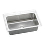 Elkay - 18 Gauge Stainless Steel 33'' x 22'' x 10.125'' Single Bowl Top Mount Kitchen Sink - Lustertone