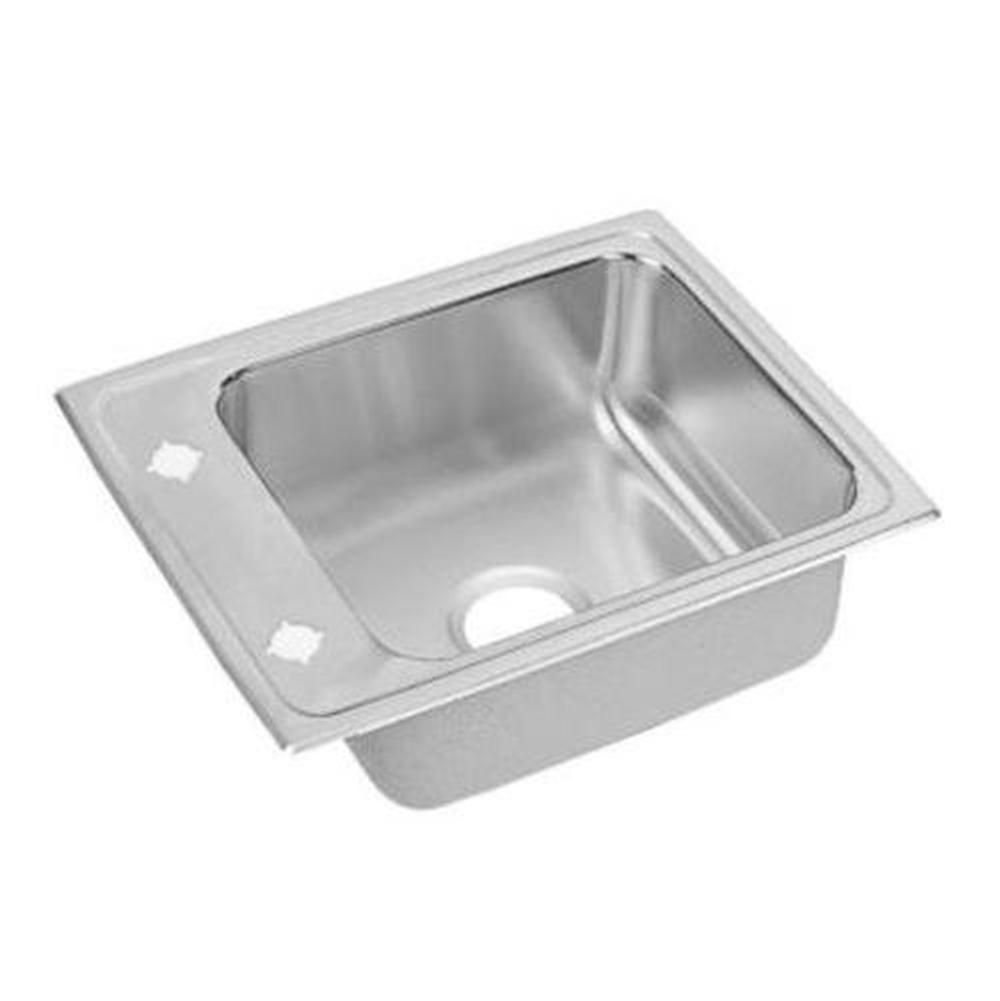 Elkay - 18 Gauge Stainless Steel 22'' x 17'' x 4'' Single Bowl Drop-in Sink