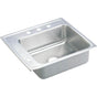 Elkay - 18 Gauge Stainless Steel 22'' x 19.5'' x 4'' Single Bowl Drop-in Sink - Lustrous Satin