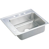 Elkay - 18 Gauge Stainless Steel 22'' x 19.5'' x 5.5'' Single Bowl Drop-in Sink - Lustrous Satin