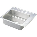 18 Gauge Stainless Steel 22'' x 19.5'' x 5'' Single Bowl Drop-in Sink