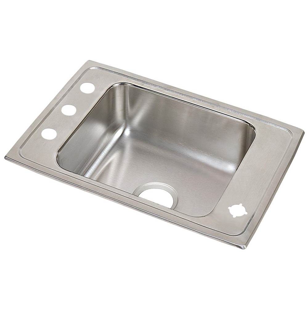 Elkay - 18 Gauge Stainless Steel 25'' x 17'' x 5'' Single Bowl Drop-in Sink - Lustrous Satin
