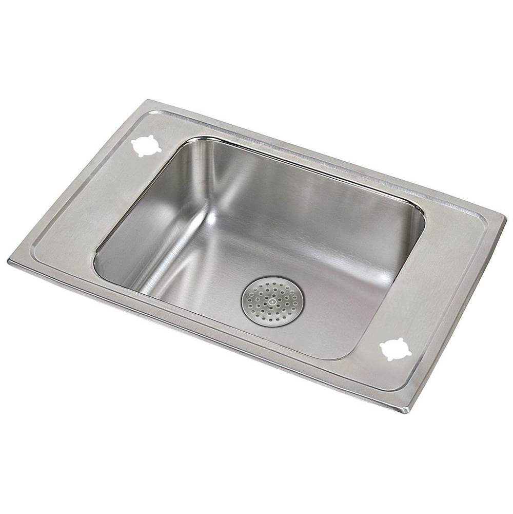 Elkay - 18 Gauge Stainless Steel 31'' x 19.5'' x 5.5'' Single Bowl Drop-in Sink - Lustrous Satin