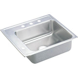 Elkay - 18 Gauge Stainless Steel 25'' x 22'' x 5.5'' Single Bowl Drop-in Sink - Lustrous Satin