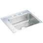 Elkay - 18 Gauge Stainless Steel 25'' x 22'' x 5.5'' Single Bowl Drop-in Sink - Lustrous Satin