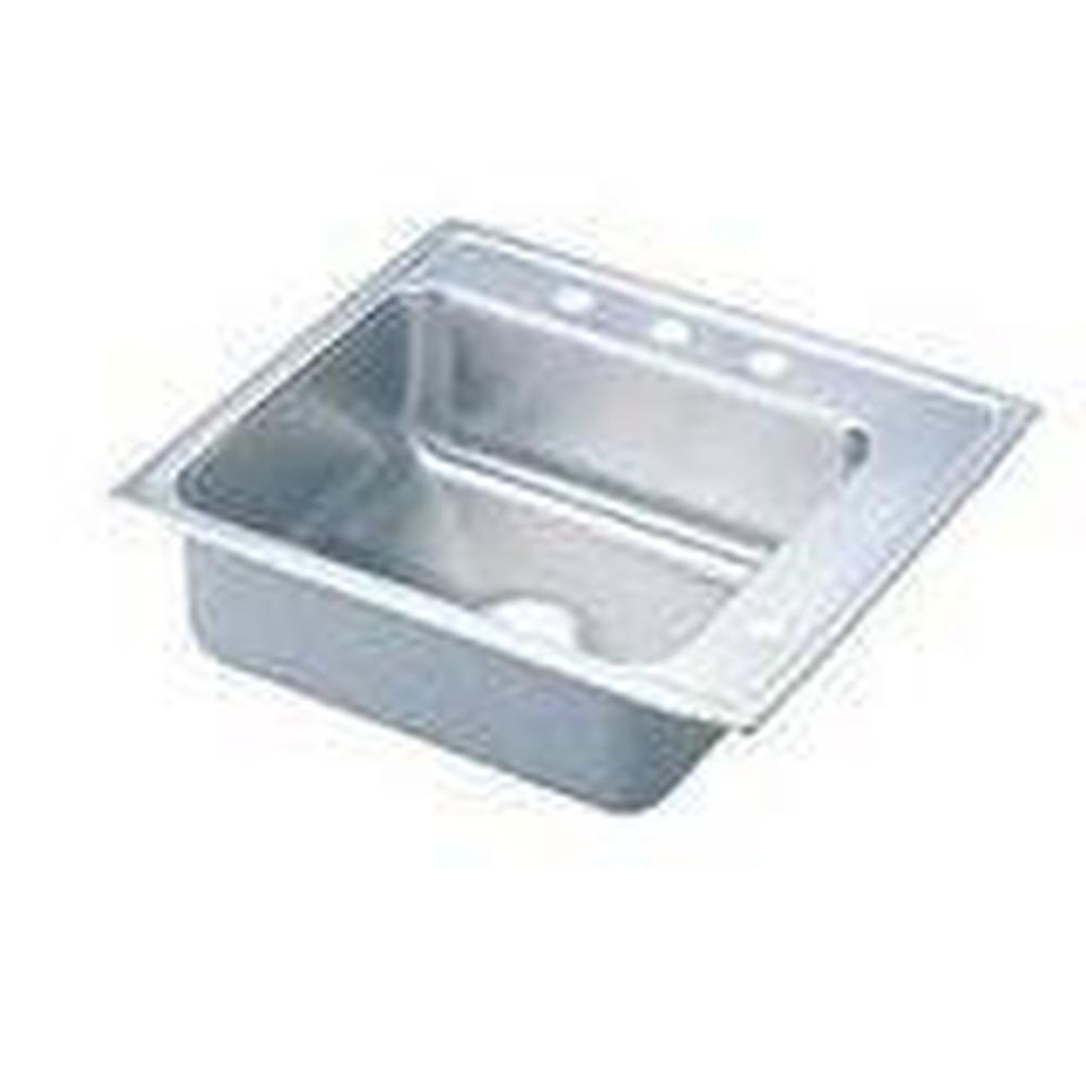 Elkay - 18 Gauge Stainless Steel 22'' x 19.5'' x 5.5'' Single Bowl Drop-in Sink