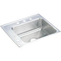 Elkay - 18 Gauge Stainless Steel 22'' x 19.5'' x 7.5'' Single Bowl Drop-in Sink - Lustrous Satin