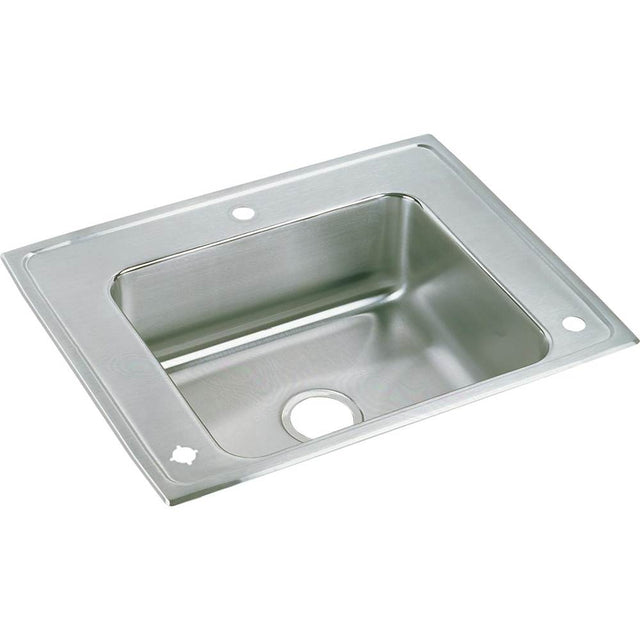 Elkay - 18 Gauge Stainless Steel 28'' x 22'' x 7.625'' Single Bowl Drop-in Sink - Lustrous Satin