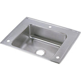 Elkay - 18 Gauge Stainless Steel 28'' x 22'' x 5.5'' Single Bowl Drop-in Sink - Lustrous Satin