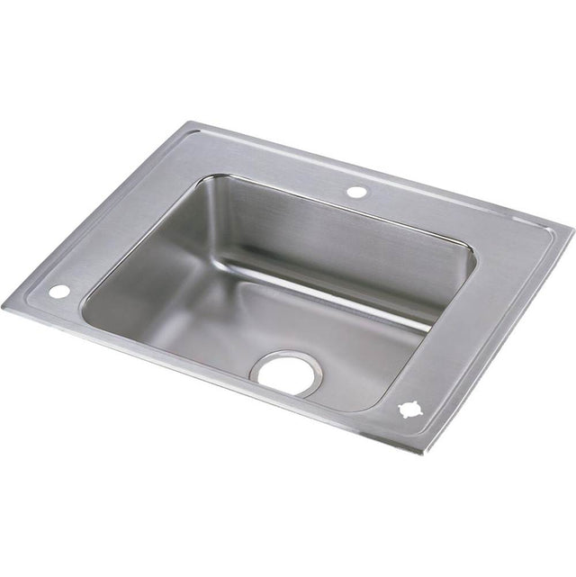 Elkay - 18 Gauge Stainless Steel 28'' x 22'' x 6'' Single Bowl Drop-in Sink - Lustrous Satin