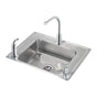 Elkay - 18 Gauge Stainless Steel 28'' x 22'' x 4.5'' Single Bowl Drop-in Sink Kit - Lustrous Satin